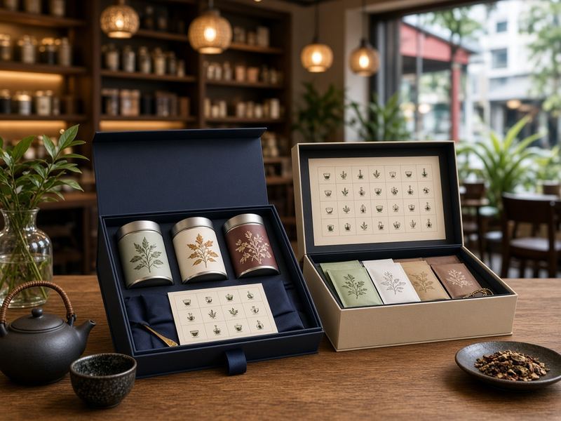Tea gifts at Ripigpaigl House